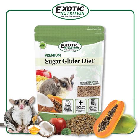 PREMIUM SUGAR GLIDER DIET 2 LB - randolphanimalhealthcare