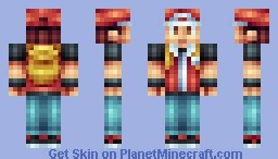 Pokemon Red Minecraft Skin