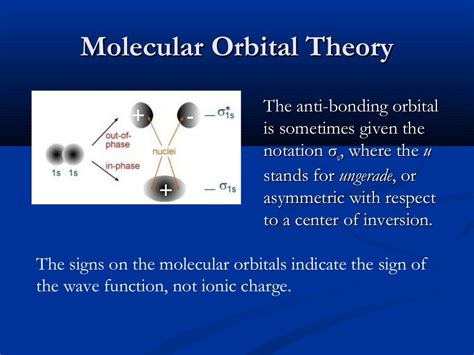 Molecular orbital theory lecture