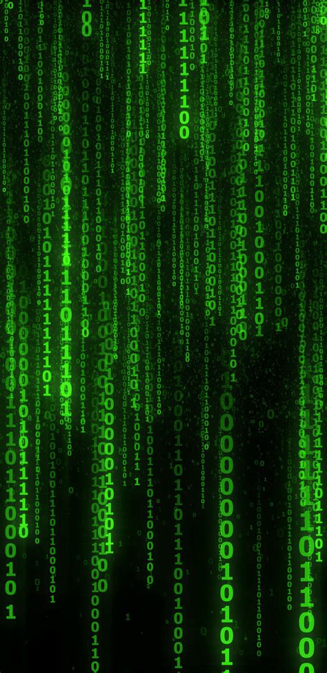 1440x2960 Matrix code, numbers, green wallpaper | Green wallpaper phone ...