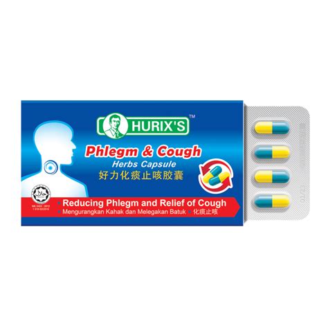 Hurix's Phlegm & Cough Herbs Capsule