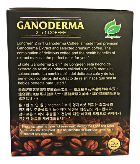 Ganoderma Coffee Reishi Coffee Mix Instant 2in1 Mushroom Coffee. All ...