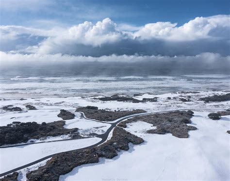 Above Bandon in Snow: S. Oregon Coast Photographer Captures Wowing New ...