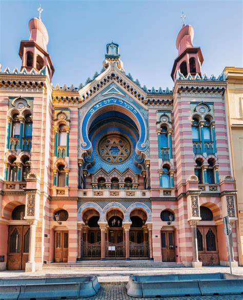 Jubilee Synagogue, Czech Jubilejni Synagoga Stock Photo - Image of ...