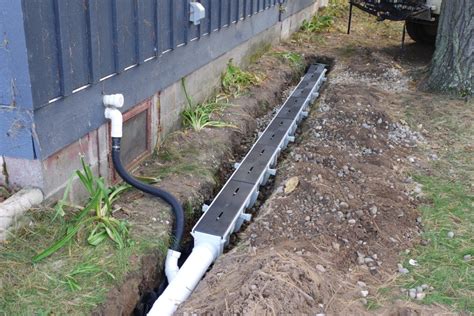 French Drain Installation | Backyard drainage, Yard drainage, French drain