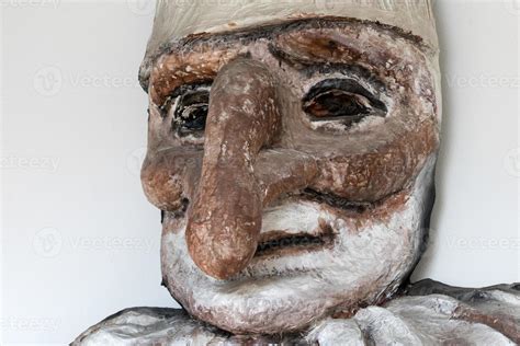 pulcinella mask close-up 20304839 Stock Photo at Vecteezy