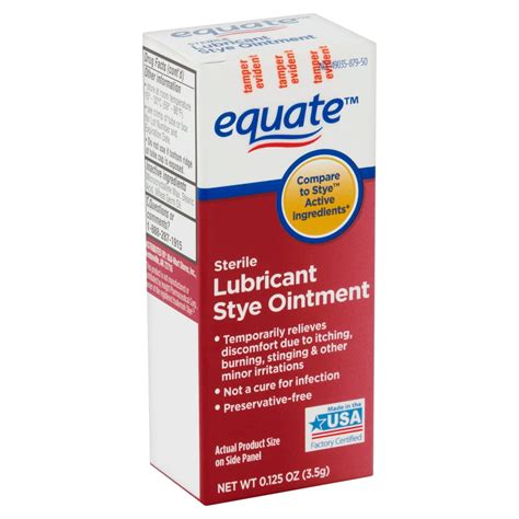 Equate Lubricant Stye Ointment, 0.125 oz - Walmart.com - Walmart.com