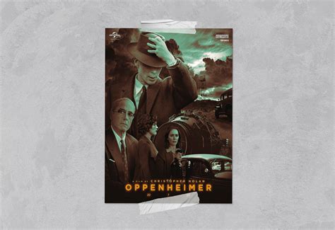 Oppenheimer Poster | Christopher Nolan Movie Poster