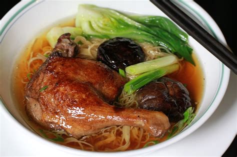 Vietnamese Soul Food: Braised Duck Soup with Egg Noodles- Mi Vit Tiem