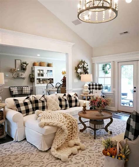 The 60 Best Farmhouse Living Room Ideas - Homegue | Farm house living ...