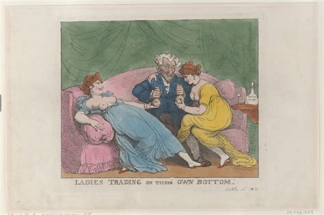 Thomas Rowlandson | Ladies Trading on Their Own Bottom | The ...