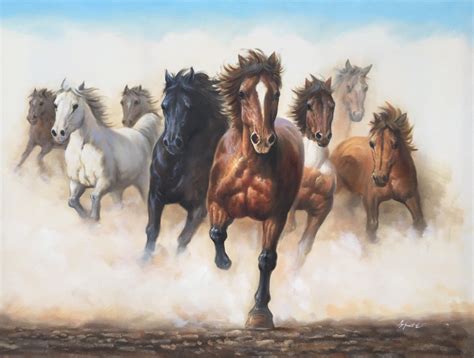 Paintings Of Horses Running – Warehouse of Ideas