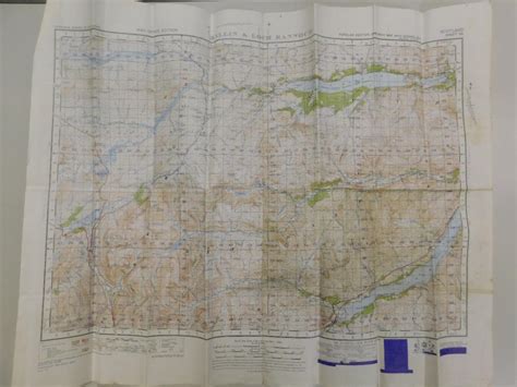 Lot - KILLIN AND LOCH RANNOCH MAP VINTAGE ANTIQUE