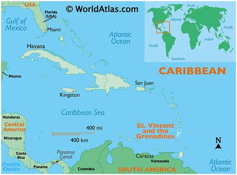 St Vincent and the Grenadines Maps & Facts - World Atlas