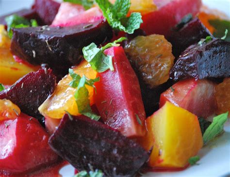 Roasted Heirloom Beet Salad with Zesty Raspberry Orange Dressing ...