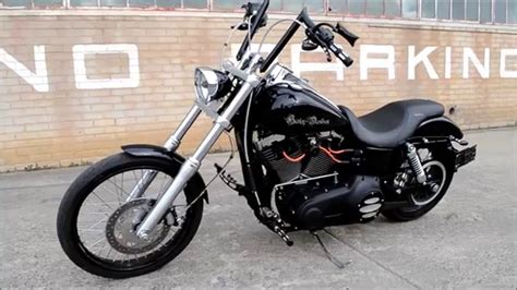 2012 Harley Davidson Dyna Wide Glide walk around and start up 'Black ...