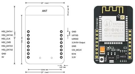 ESP32-CAM Camera Module Pinout, Datasheet, Features and Specs