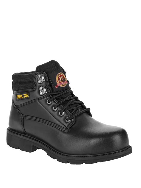 Brahma - Brahma Gus 6" Black Steel Toe Work Boot (Men's Wide Width ...