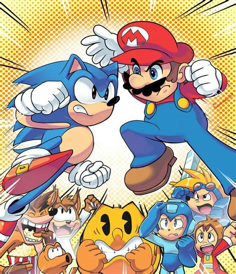 Sonic VS Mario | Nintendo super smash bros, Super mario art, Sonic