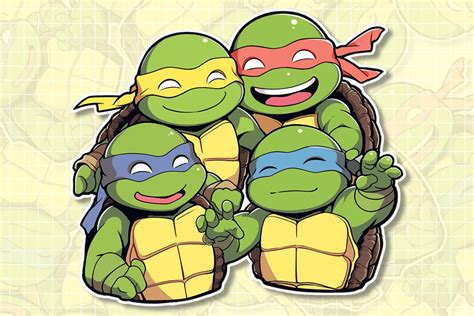 Cute Mutant Ninja Turtles