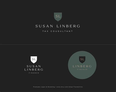 Premade Logo Design, Bookkeeper Logo, Text Logo, Broker Logo, Tax Logo ...