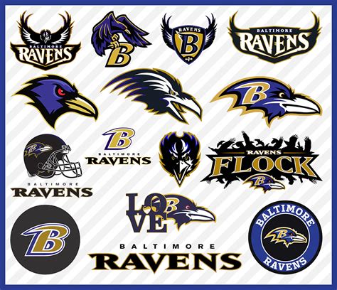 Baltimore Ravens Logo Png, Ravens Svg Cut Files, Layered Svg | Inspire ...