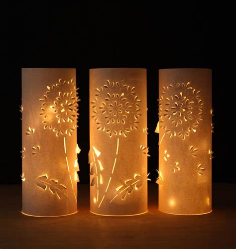 DIY Paper Lanterns with Beautiful 3D Flowers Design - A Piece Of Rainbow