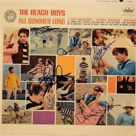 Lot - The Beach Boys signed 1964 All Summer Long Album