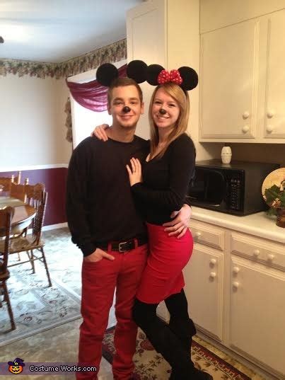 Minnie and Mickey Mouse Couple's Halloween Costume | DIY Costumes Under $45