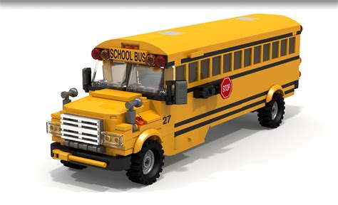 Classic School Bus | Lego bus, School bus, Lego cars