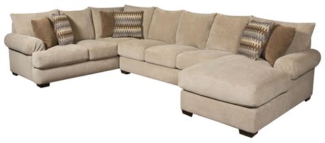 61A0 Sectional Sofa with Right Side Chaise by Corinthian | Sectional ...