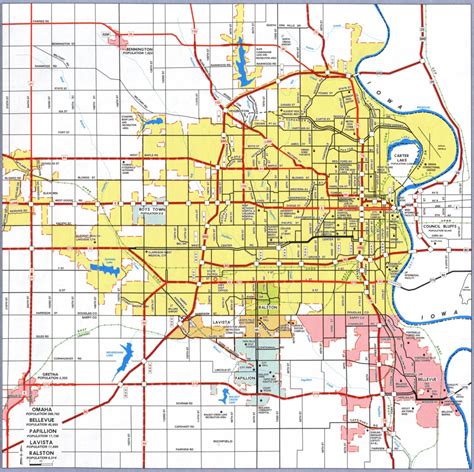 Printable Map Of Omaha Ne - Printable Word Searches