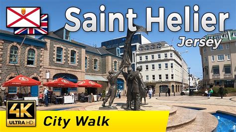 Saint Helier, Jersey - The city of Channel Islands | Walking Tour 4k ...