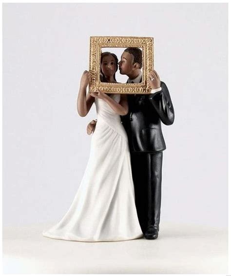 16 Black Couple Wedding Cake Toppers to Personalize Your Cake | Wedding ...