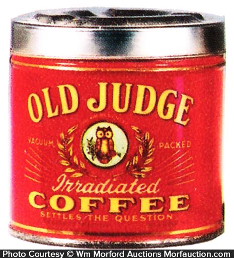 Old Judge Coffee Ashtray • Antique Advertising