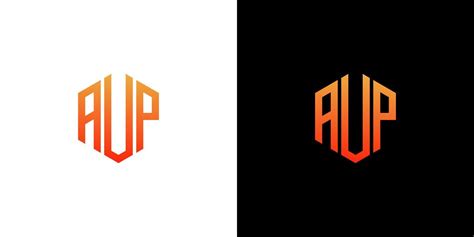 AUP Letter Logo Design Polygon Monogram Icon Vector Template 11235185 ...