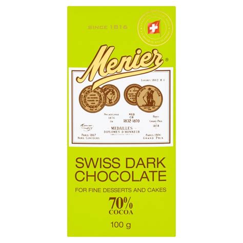 Menier Dark Chocolate 100g | British Online | British Essentials