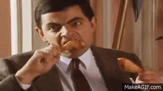 Mr Bean - Eating Competition on Make a GIF