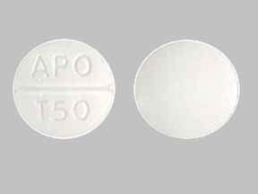 APO T50 Pill Images (White / Round)