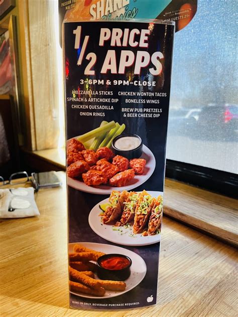 Applebee's Offers Half-Price Appetizers & Drink Specials Twice Every ...