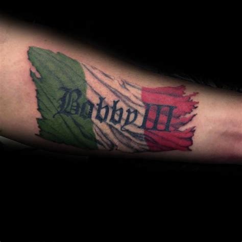 40 Inspiring Italian Flag Tattoo Ideas for Men