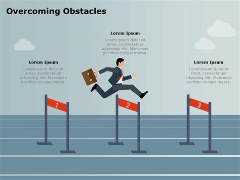 Overcoming Hurdles PowerPoint Template