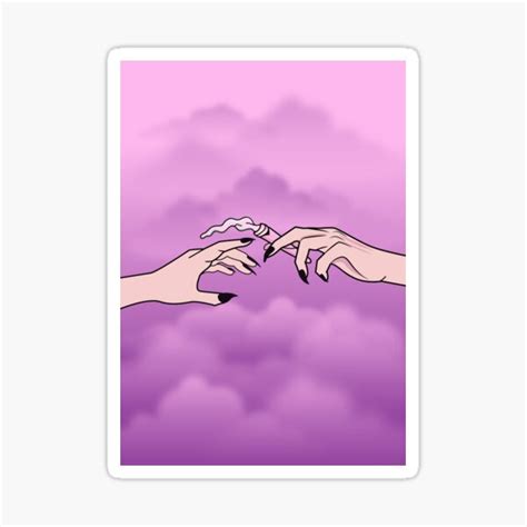 "Aesthetic hands l pastel" Sticker for Sale by Bossin | Redbubble