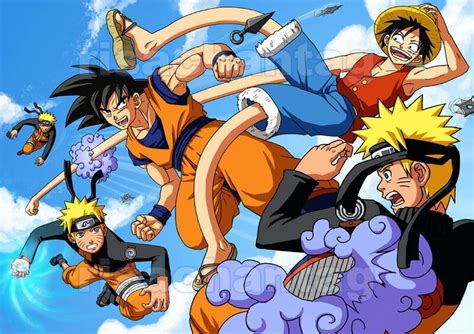 Naruto, goku and luffy | Anime crossover, Anime, Anime lovers