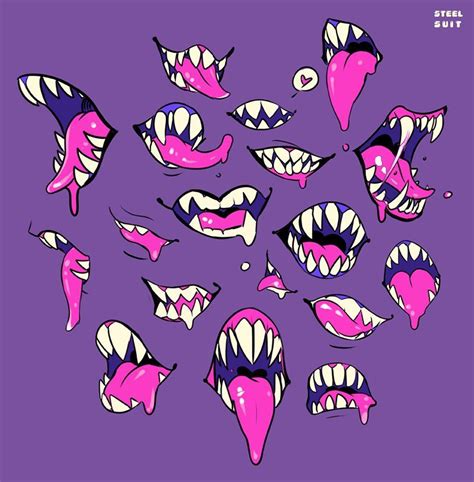 Pin on To draw | Mouth drawing, Teeth art, Art reference