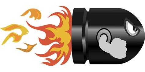 Download Bullet, Fire, Shot. Royalty-Free Vector Graphic - Pixabay