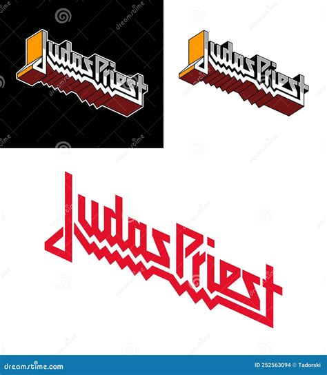 Judas Priest 70`s, 80`s Era Logo. Vector Illustration | CartoonDealer ...