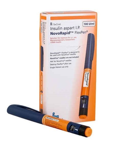 Novorapid Penfill Insulin Aspart, 100 U/ml at Rs 851/piece in Noida ...