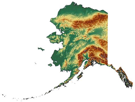 Alaska History Map Quiz #2 -Mountains, Islands Diagram | Quizlet