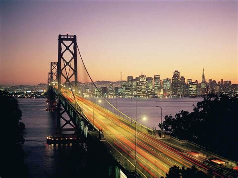 San Francisco Bay Bridge Sunset Wallpapers - Wallpaper Cave